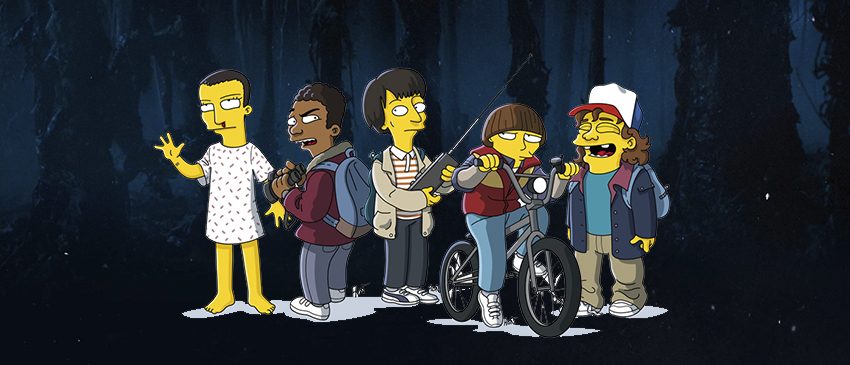 Stranger Things | Série ganha imagens nos moldes de Os Simpsons!