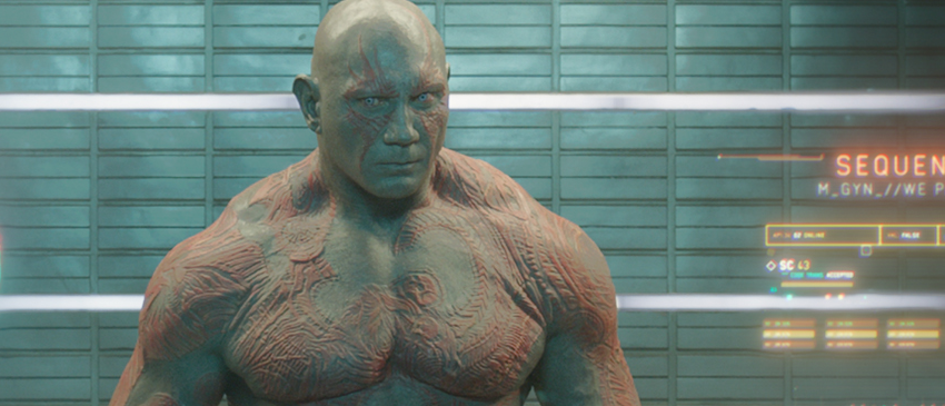 GUARDIÕES DA GALÁXIA VOL. 2 | Confira como foi o processo da maquiagem de Drax para o filme!