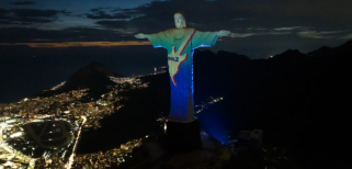 Rock in Rio comemora aniversário no Cristo Redentor