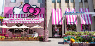 Novo Hello Kitty and Friends Cafe do Universal CityWalk