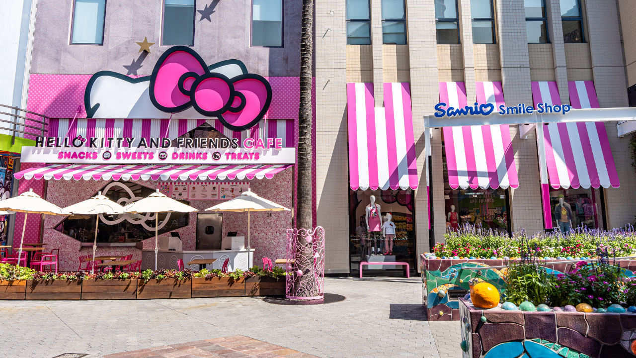 Novo Hello Kitty and Friends Cafe do Universal CityWalk