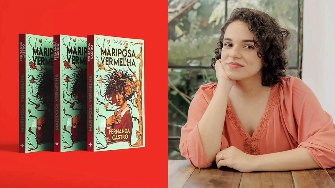 MARIPOSA VERMELHA: Fernanda Castro é semifinalista do Prêmio Jabuti